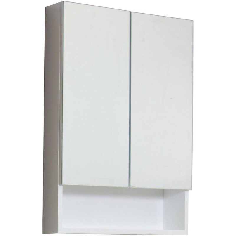 23.5-in. W 31-in. H Modern Plywood-Veneer Medicine Cabinet In White (AI-31755)