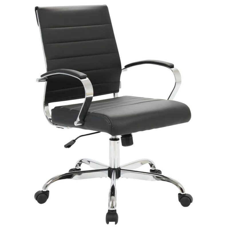 LeisureMod Benmar Leather Office Chair BO19BLL