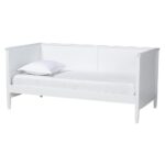 Baxton Studio Viva Classic and Traditional White Finished Wood Twin Size Daybed – Baxton Studio