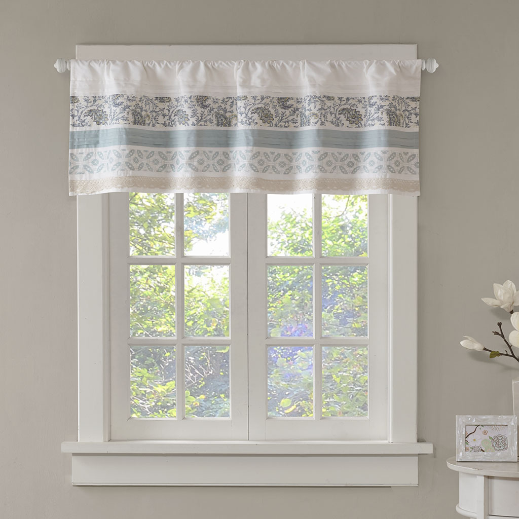 Dawn Printed and Pieced Rod Pocket Valance