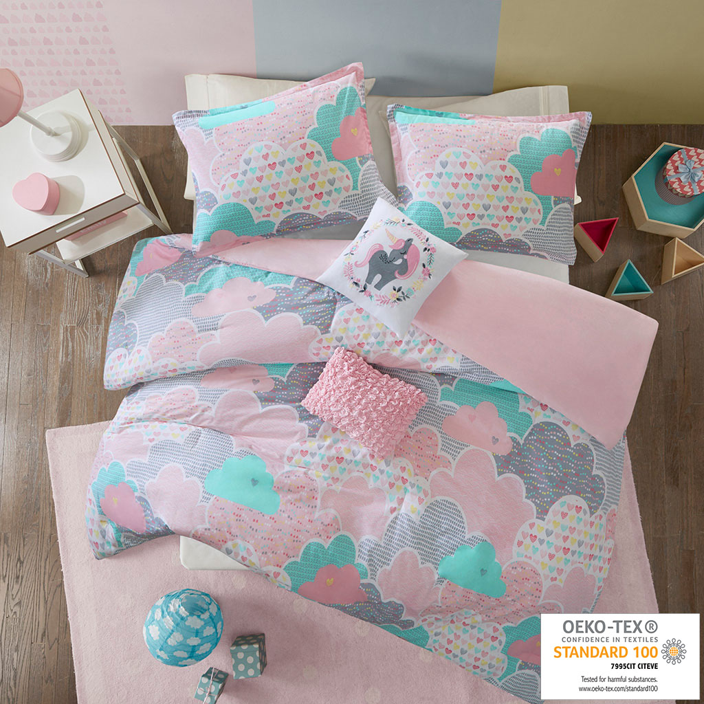 Cloud Cotton Printed Duvet Cover Set