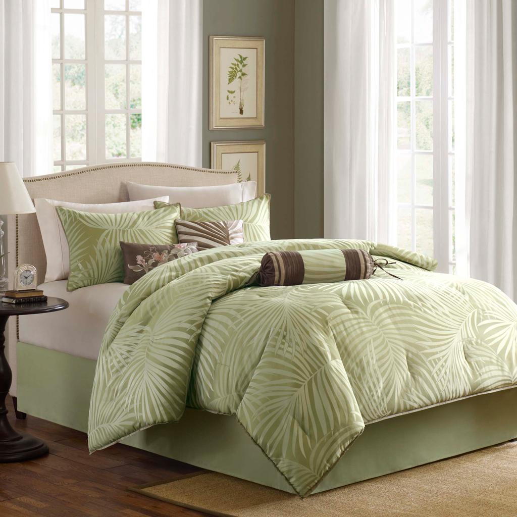 Freeport 7 Piece Jaquard Comforter Set