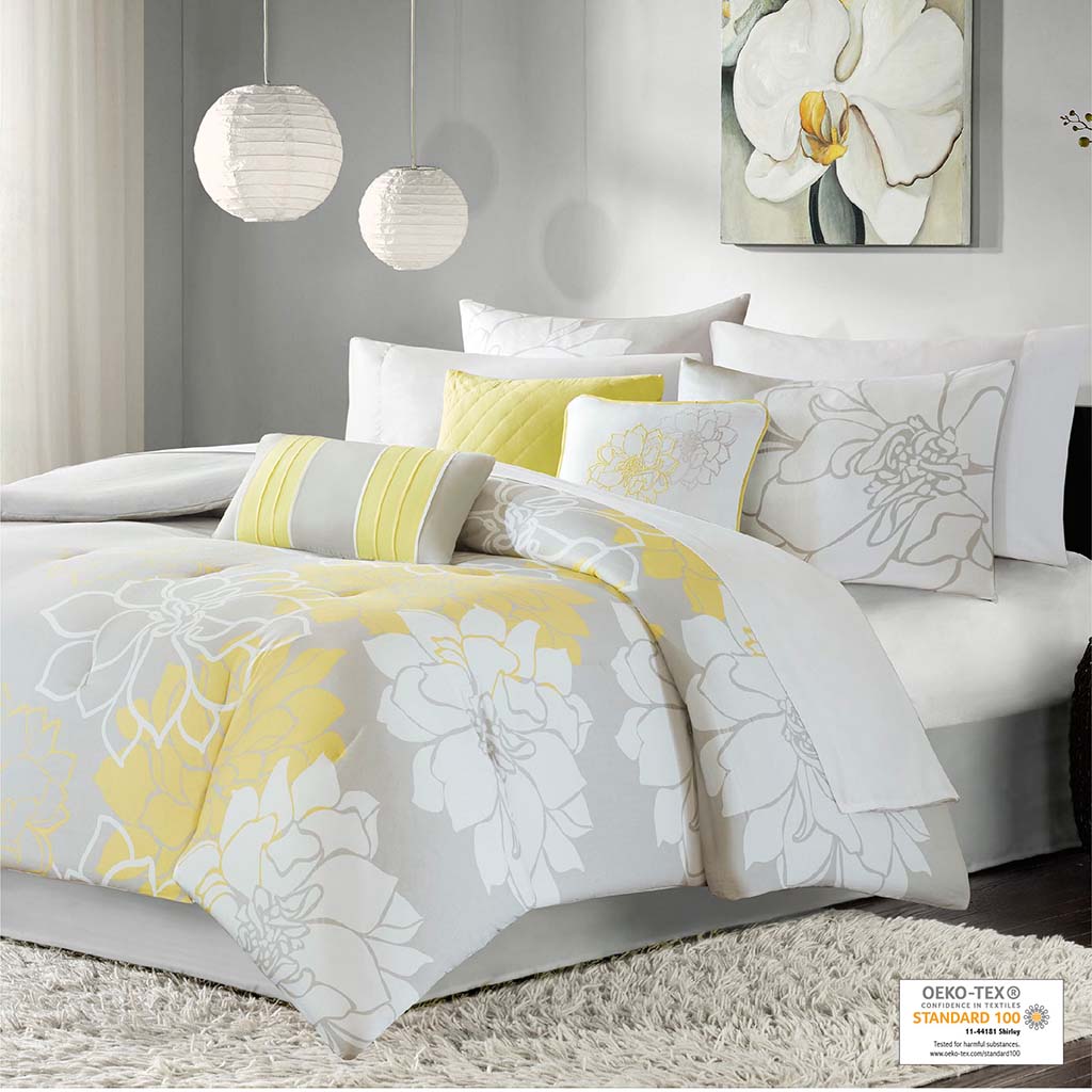 Lola Printed Cotton Sateen Comforter Set