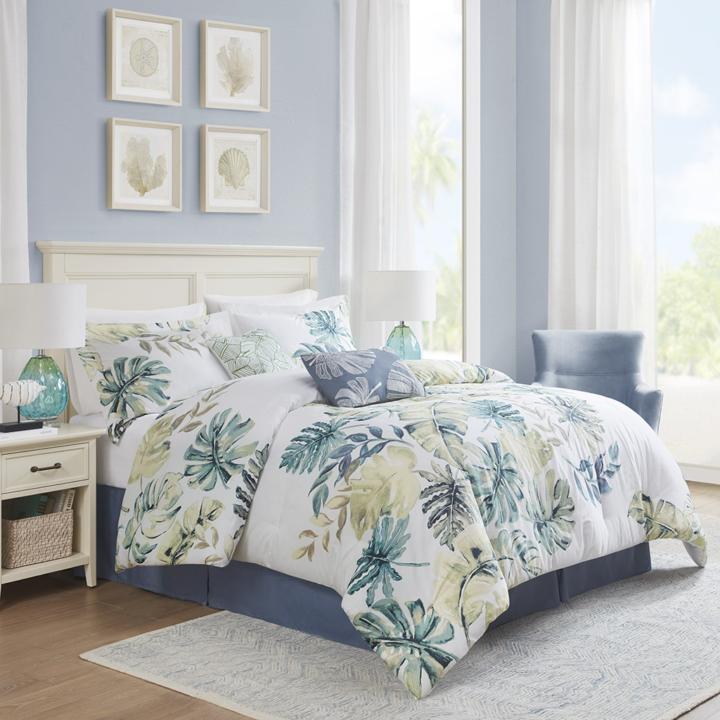 Lorelai Cotton Printed 6 Piece Comforter Set