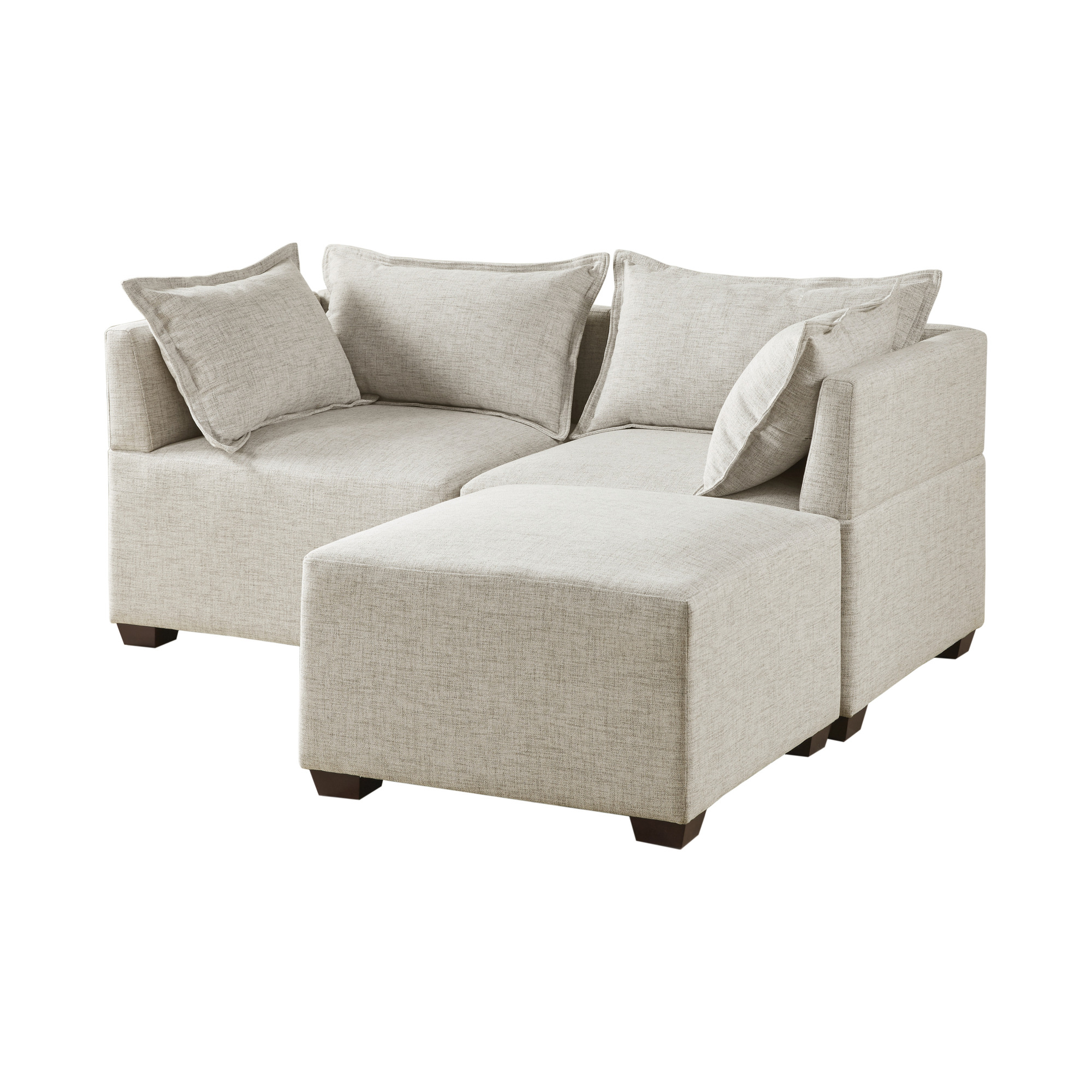 Molly 3-Piece Modular L-Shape Sofa