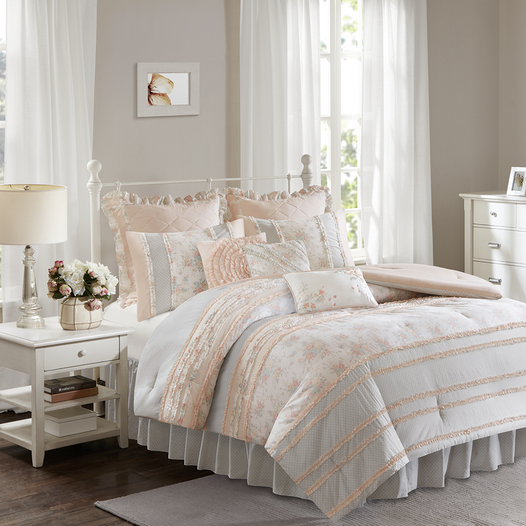 Serendipity Cotton Percale Comforter Set