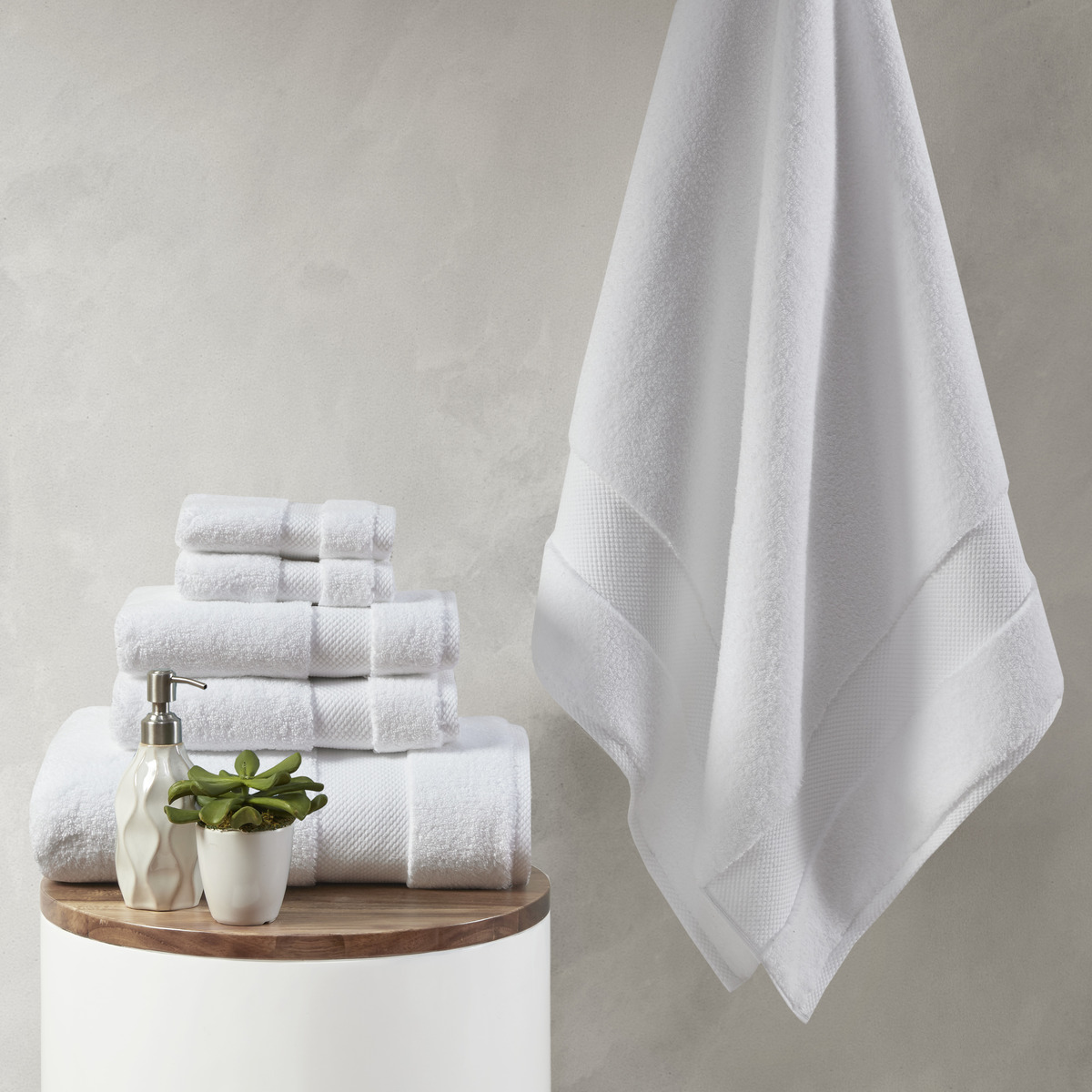 Splendor 1000gsm 100% Cotton 6 Piece Towel Set