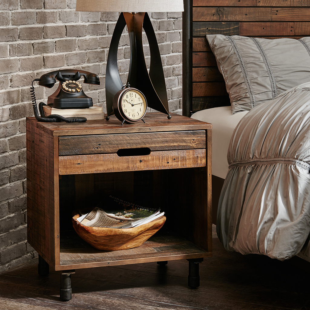 Renu Solid Wood Nightstand