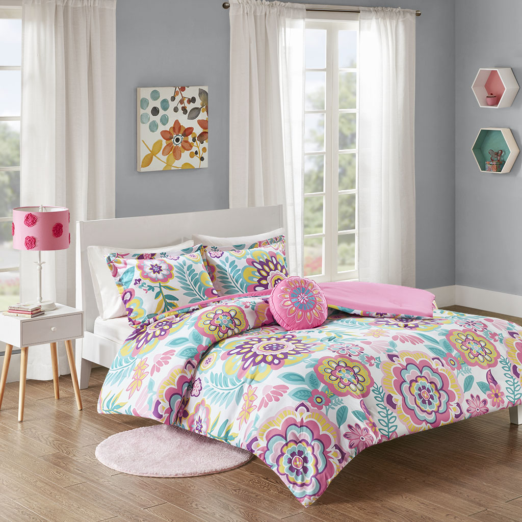 Camille Floral Comforter Set