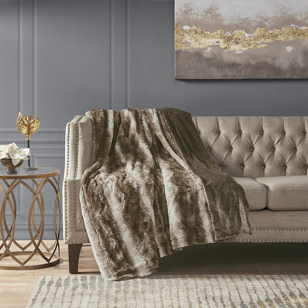 Zuri Oversized Faux Fur Throw