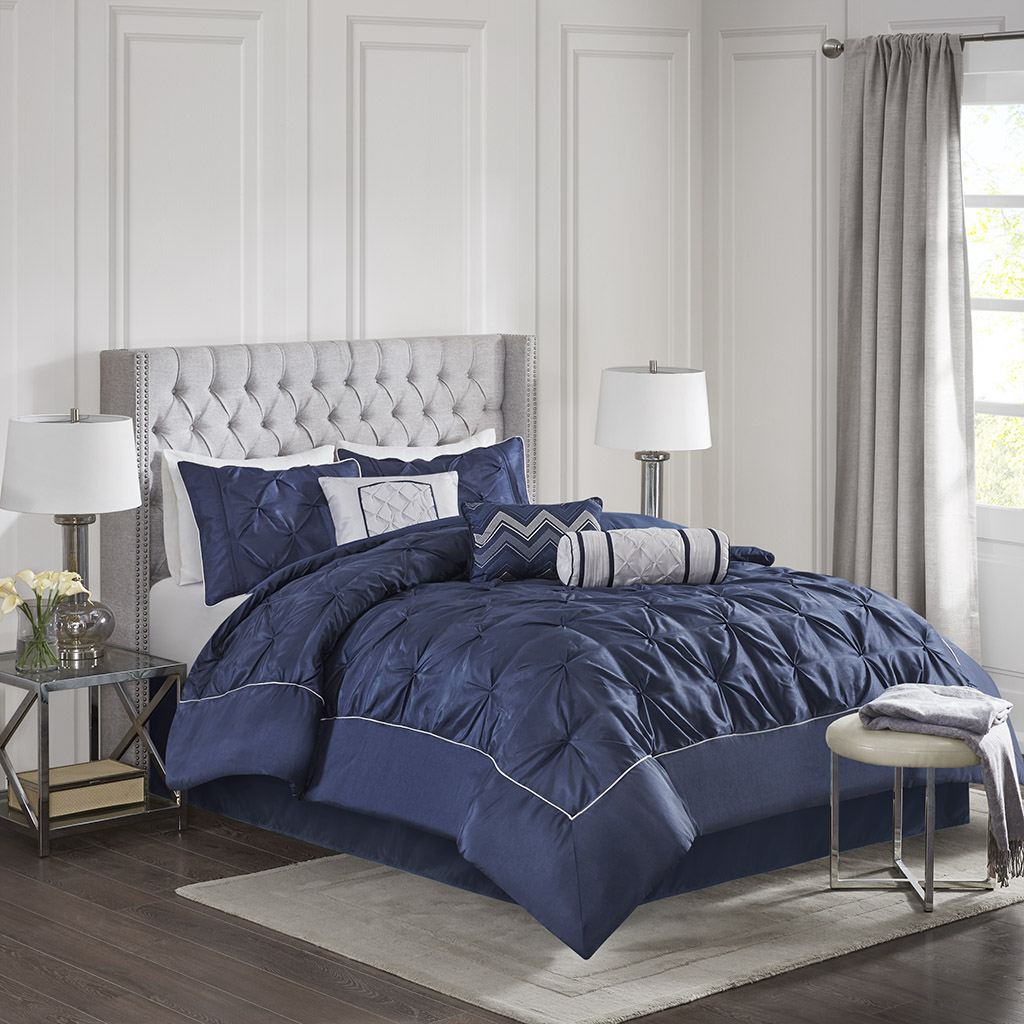 Laurel 7 Piece Tufted Comforter Set