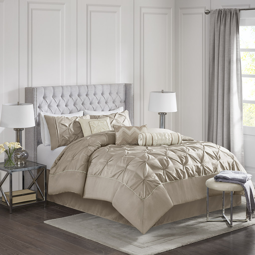 Laurel 7 Piece Tufted Comforter Set