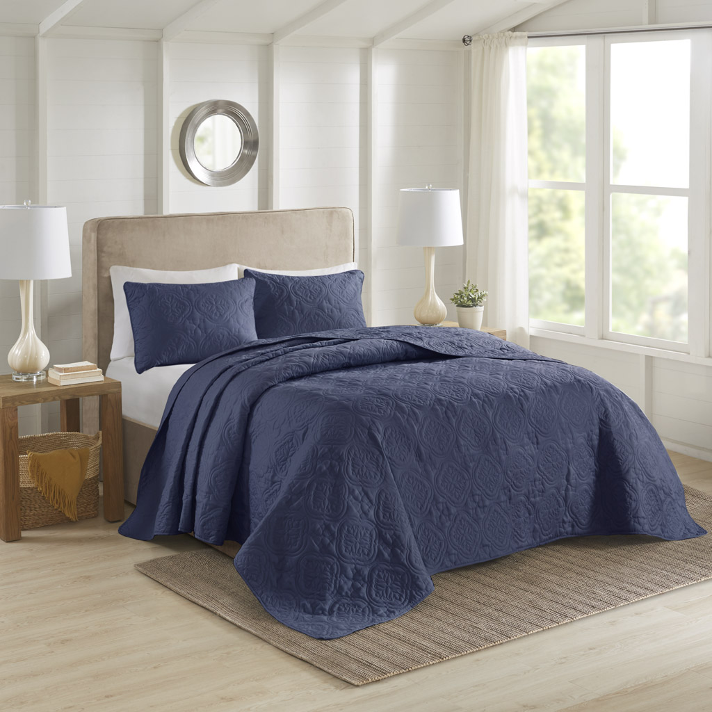 Oakley 3 Piece Reversible Bedspread Set