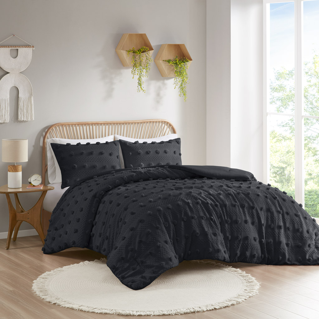 Lucy Clip Jacquard Comforter Set