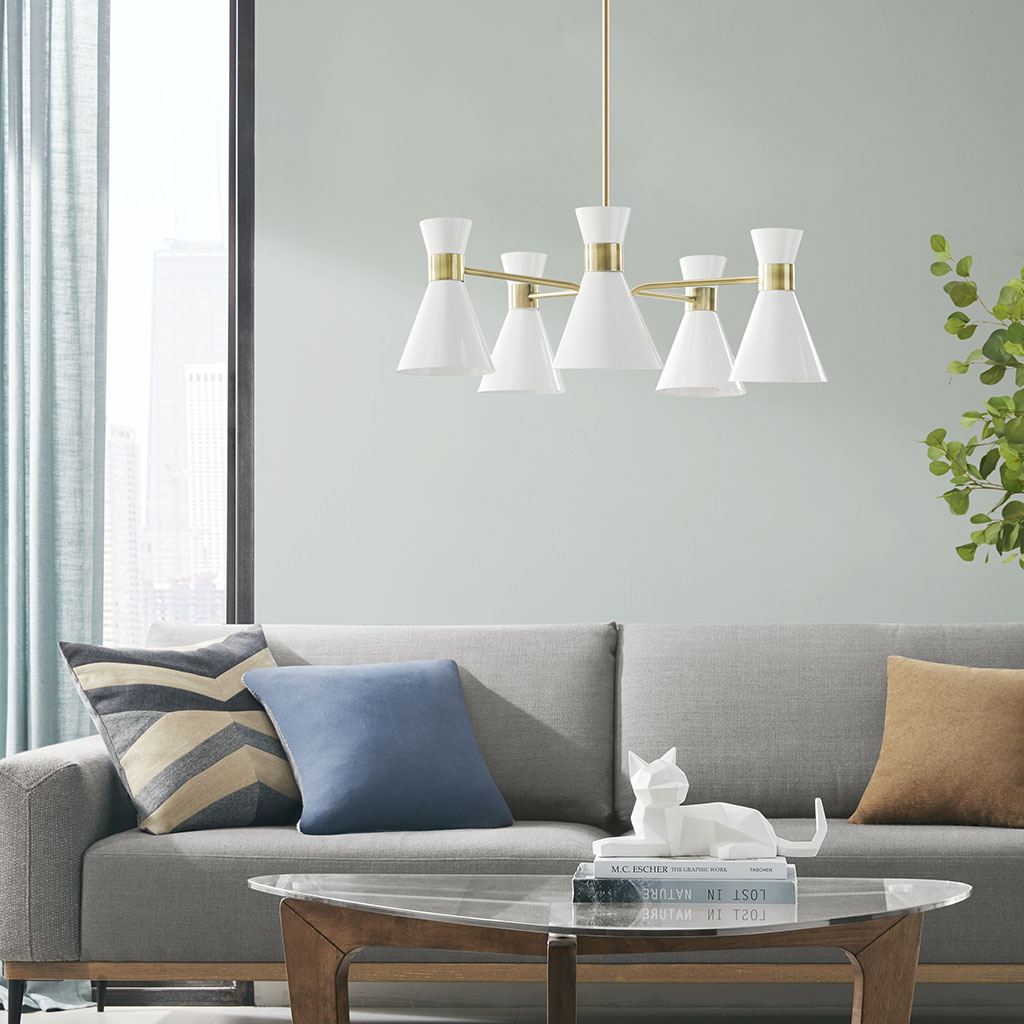 Ezra 5-Light Metal Chandelier