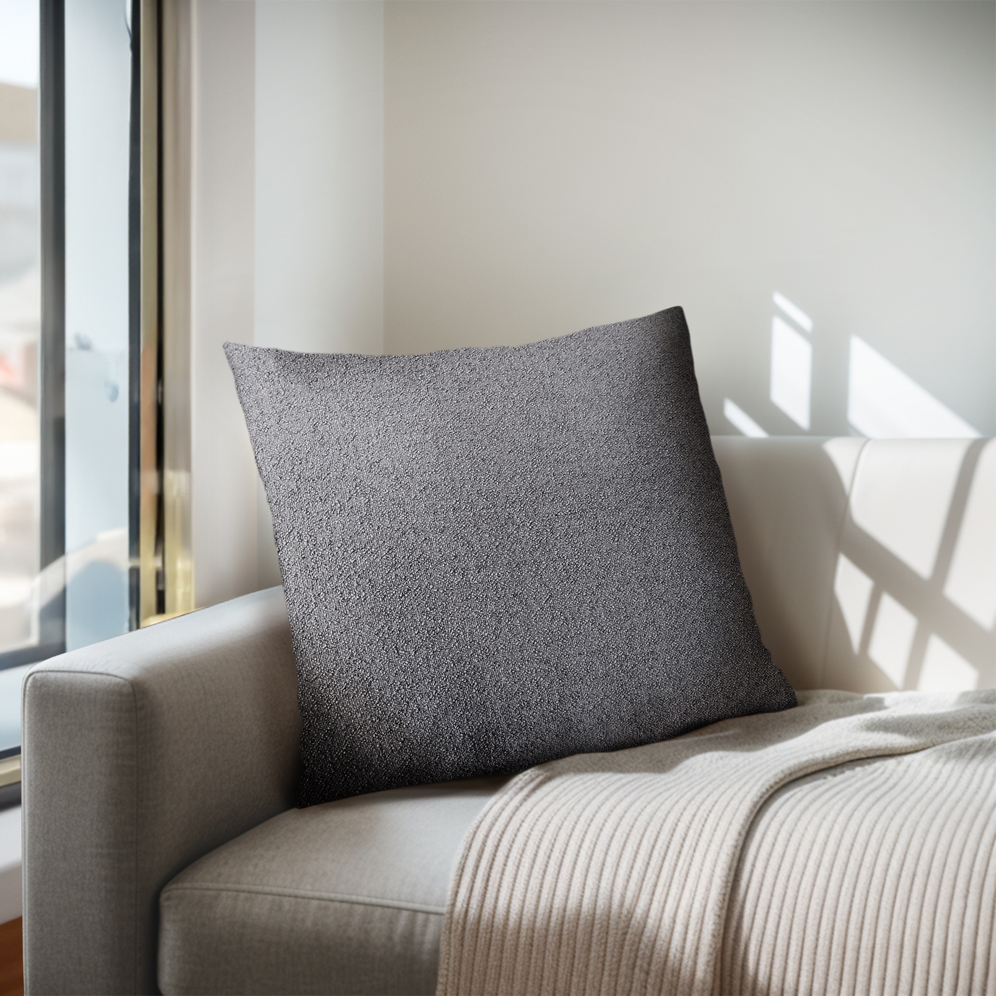 Scarlett Solid Square Pillow