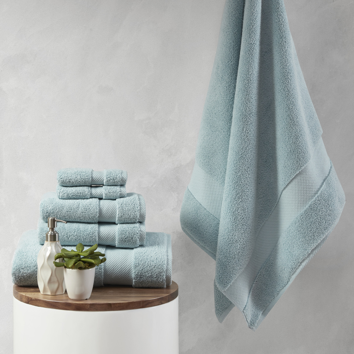 Splendor 1000gsm 100% Cotton 6 Piece Towel Set