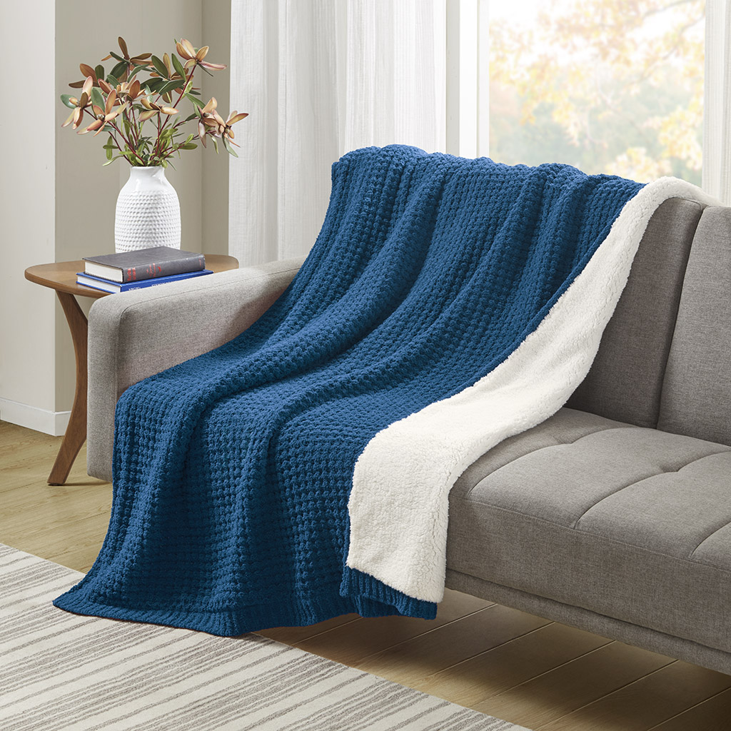 Rowan Waffle Knit Chenille Throw