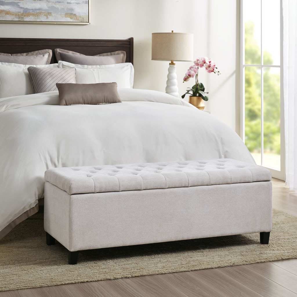 Shandra Tufted Top Soft Close Storage Bench