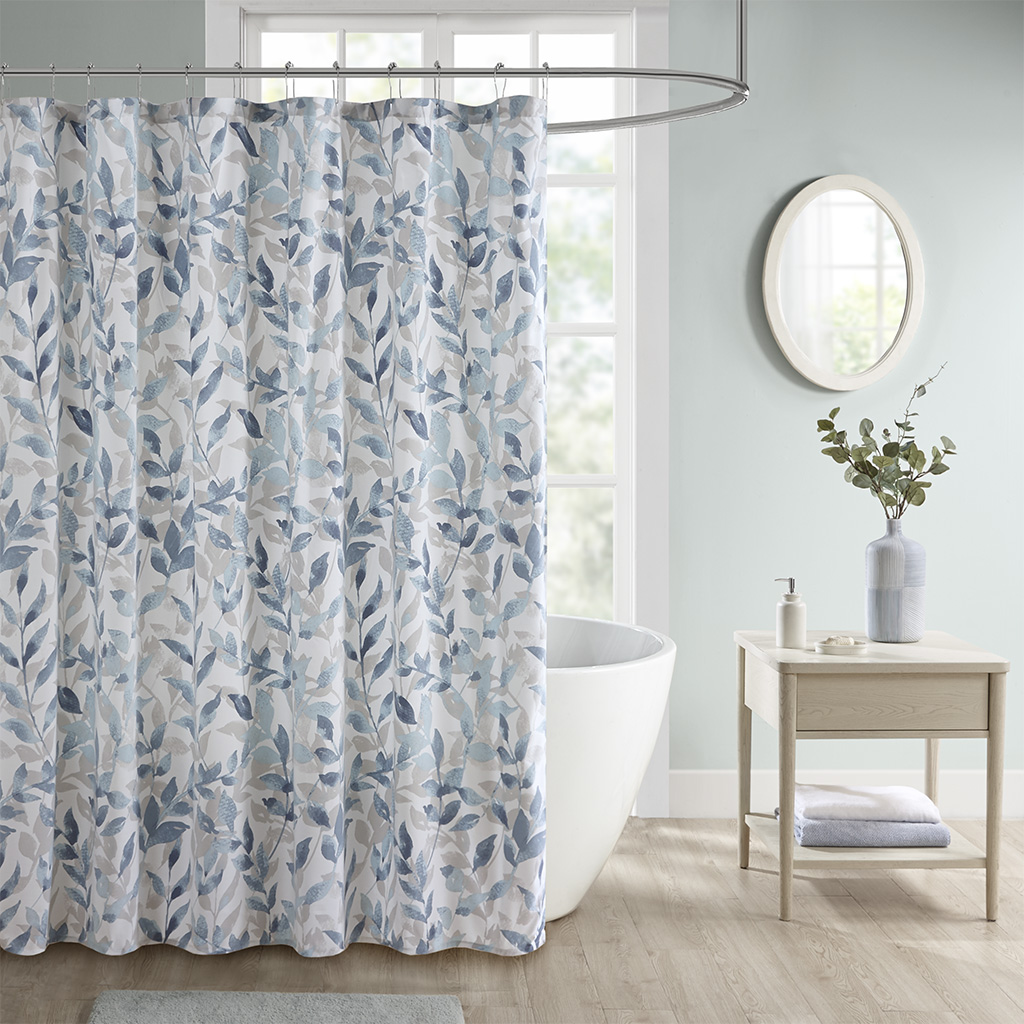 Sofia Botanical Printed Shower Curtain